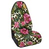 ZIATUBLES Car Seat Cover for Kids Running Retro Flower Leopard