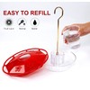Hummingbird Feeder for Outdoors Hanging, 2 Pack, Leak-Proof, Easy to