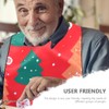 Ciieeo Christmas Themed Adult Bibs for Eating Washable Elderly Dinning