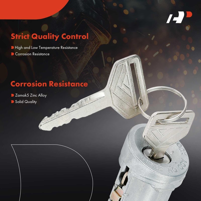 A-Premium Ignition Lock Cylinder with 2 keys Compatible with Toyota
