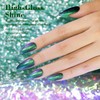 RARJSM Chameleon Multichrome Gel Nail Polish Mermaid Lake Green to