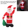 Inflatable Santa Decoration Built in LED Light Waterproof Inflatable Bag