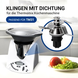 VIOKS Thermomix TM31 Replacement Blade for Vorwerk Thermomix TM31 Stainless Steel SUS420 - Food Processor TM31 Accessories Thermomix Vorwerk - Thermomix Accessories TM31 & Thermomix TM31 Spare Parts