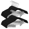 SONGMICS Perchas para Pantalones, 30 Perchas de Terciopelo, 42.5 cm