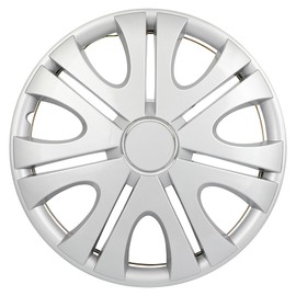 SCITOO Black & Silver Wheel Hubcap Rim 15 Inch