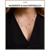 LUUK LIFESTYLE Necklace with Pendant, Chain Made of Waterproof Stainless