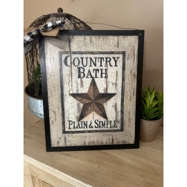 Scentsational Craft Company Plain simple outhouse country Bath bathroom farmhouse home decor wood sign