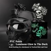 2 PCS AliPlus Skull Night Vision Goggles Patches Luminous Glow