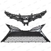 FOFUYEY 11PC For Camry SE 2018-2020 Front Gloss Black Grille
