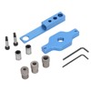 11Pcs Drill Hole Guide Jig Aluminium Alloy Dowel Drilling Locator