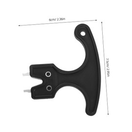 Gatuida 4pcs Golf Spike Wrench Replacement Tool for Golf Shoe Cleats Quick Adjustment Aid with Handle Travel Friendly and Adaptable for All Models