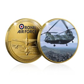 History of the RAF Commemorative Chinook Edition Gold Coin - Bravo November