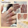 2 Boxes Metal Nail Beads and Resin Round Pearls with