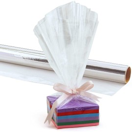 Hygloss Products Cello-Wrap Roll, Clear, 20-inches x 12.5-feet