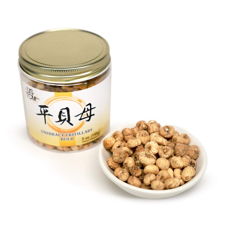 Unibract Fritillary Bulb Ping Bei Mu Sulfur-Free 平貝母 無熏硫 (5oz)