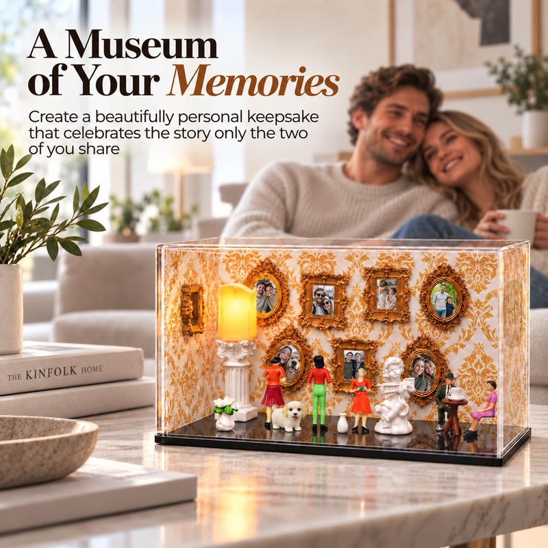 DIY Mini Museum of Us Kit, 12.2Inch 3D Memory Display