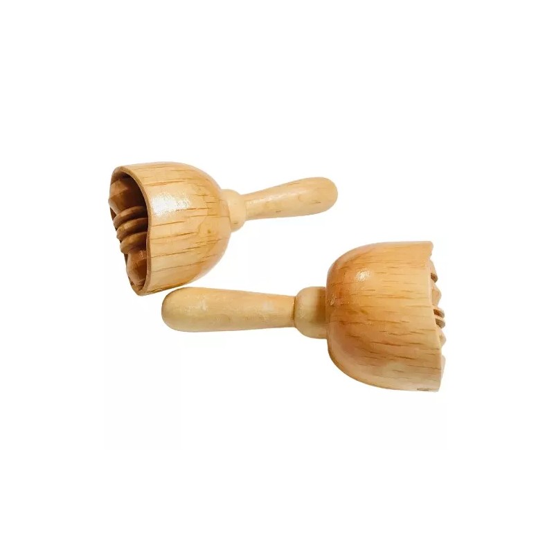 Mexicaja 12 Copas Suecas Con Rodillo Maderoterapia- Anti Celulitis -