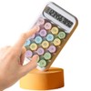 YOSHICA Dot Calculator, Wide Screen, 12 Digits, Round Buttons, 3D,