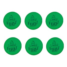 Fooz Headz Glow in The Dark Foosball Balls (6-Pack). Great Fun for Home, Schools, Rec Centers and More. Lightning-Fast Foosballs! (White Balls That Glow Green in The Dark)
