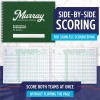 Murray Sporting Goods Classic Basketball Scorebook - 35 Games Green