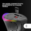 MARSGAMING MM-SK Wireless Vertical Gaming Mouse, Ergonomic RGB Chroma Lighting,