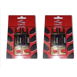 Audiopipe 4 Pcs 300 Amp ANL Fuses Gold Plated Blister Pack Car Audio Stereo