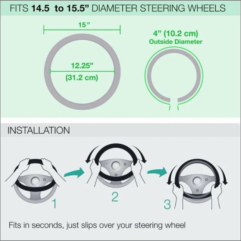 CHEVY New ELITE CHEVY LOGO Bow Tie STEERING WHEEL COVER