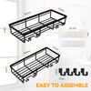 LINKINNO Pack of 2 Shower Shelves No Drilling Durable Stainless