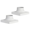Zanritelit Cast Aluminum Pier Mount Base, 3" Diameter Pier Mount