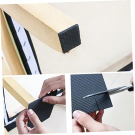 Operitacx 40stücke Antiskid Möbelfüße Selbstklebende Bodenschoner Für Tische Und Stühle rutschfest Geräuschreduzierend Schwarz Für Fliesenböden