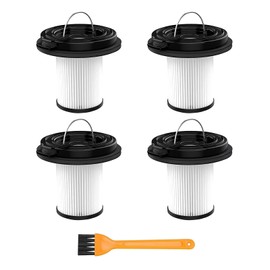 4 Pack Replacement Filter Compatible With Bissell Cleanview XR 200W/ Cleanview XR Pet 300W Lightweight Cordless Vacuum Cleaner 3789,3789U, 3789X, 3797,3797V,3797W #1638010