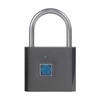 KENRONE Keyless Portable USB Charging Fingerprint Lock,Smart Padlock Quick Unlock
