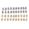 52Pcs 3D Printer Nozzle Stainless Steel Brass with Cleaning Tool