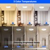 GONDSILY Rechargeable Motion Sensor Ceiling Light with Remote,Battery Powered Wireless
