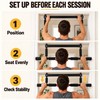 Heavy Duty Doorway Pull Up Bar with Multi-Position EVA Foam