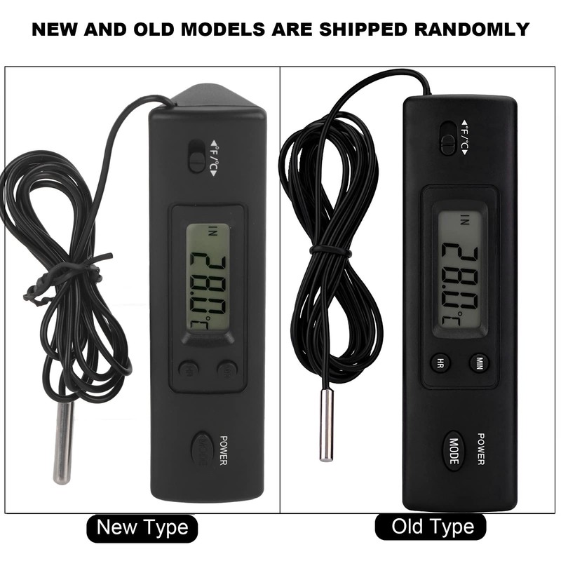 Wired Digital Indoor Thermometer for Outdoor Use, Electronic LCD Display
