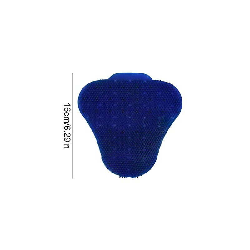 Triangular Anti Splash Urinal Screen Mats, Blue, Deodorizing Scented Design