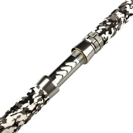 ANCIENT MARINER Albatross Catfish Rod 7'6 Catfishing Casting Heavy Rods 1 Piece Glow with Black Light Catfish Fishing Rod Heavy (White)