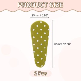 sourcing map 2Pcs Scissors Sheath, 2.6" x 1" Scissors Cover Protector PU Leather Portable Collect Bags for Eyebrow Trimming Beauty Tool Protection, Green