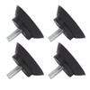 4pcs Furniture Feet, Rubber Feet with Screw Anti Slip Suction