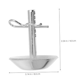 BESPORTBLE Snow Removal Plow Shoes Metal Replacement Parts Kit for/Skid Shoes with Removal Tool Locking Mechanism