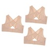 Baluue 3pcs Posture Humpback Brace Shoulder Support Belt Chest Supports