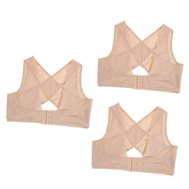 Baluue 3pcs Posture Humpback Brace Shoulder Support Belt Chest Supports Straps Size Xl Lightweight and Breathable
