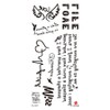 Viviera color three-dimensional waterproof tattoo sticker 190 x 90 mm, 1 piece, TL-157 / 비비에라 컬러 입체 방수 타투 스티커 190 x 90 mm, 1개, TL-157