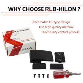 RLB-HILON - Cerradura de cierre de ventana deslizante trasera y delantero compatible con Nissan D21 Hardbody Pickup de 1986 a 1994 años, para Nissan 720 Pickup de 1984 a 1986 años