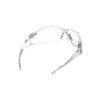 Bollé RUSHPSI Rush Spectacles Frame, Anti-Scratch and Anti-Fog Lens, Black Temples With Tipgrip PC Clear