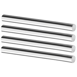 Eoiips 1/2" Diameter 304 Stainless Steel Round Rod Solid Rod 10" in Length, for DIY Metal Craft & Metal Working Hobbies, 4pcs