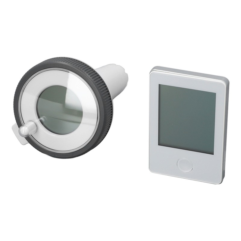 Wireless Solar Pool Temperature Meter High Accuracy IPX8 Waterproof LCD