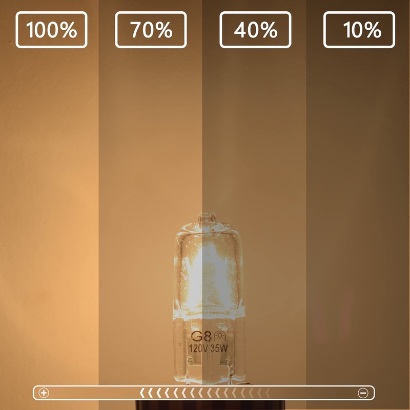 YBEK G8 Halogen Light Bulbs 35W 120V 2Pin Xenon Under