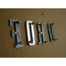 Ford NOS OEM Ford 1967 1968 Galaxie 500 Deck Lid Letters Emblems Ornaments XL LTD Set